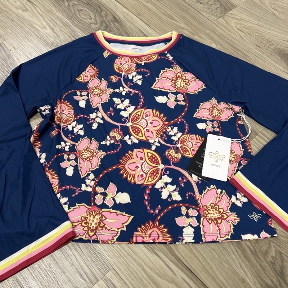 Johnny Was Kimono Sleeve Swing Tee Top Montreux Size Small - Picture 6 of 8